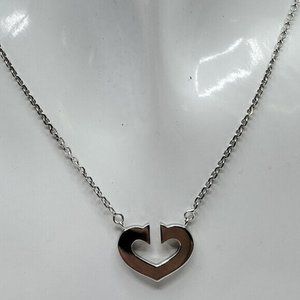 Cartier C Necklace 18K White Gold